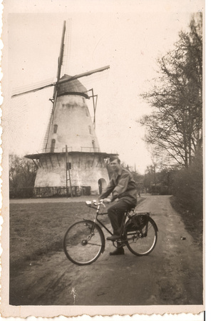 Dad during bicycle tour