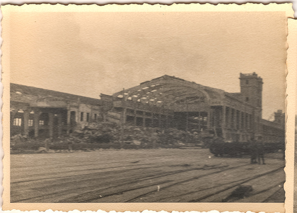 Distroyed rail yard